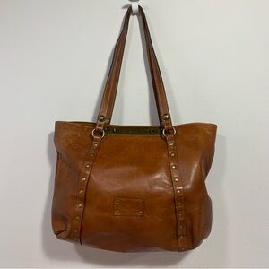 Patricia Nash Benvenuto Tote Heritage leather bag Purse Some Flaws